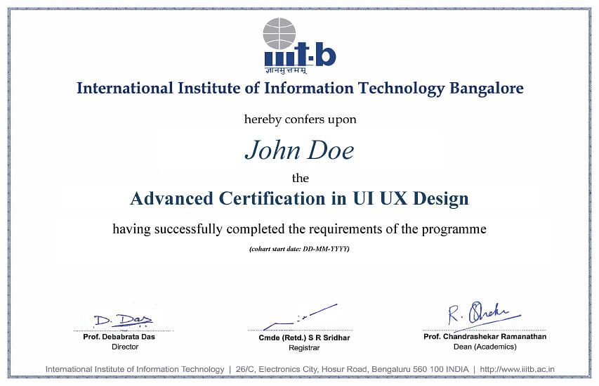 UI UX Certification UI UX Design Course